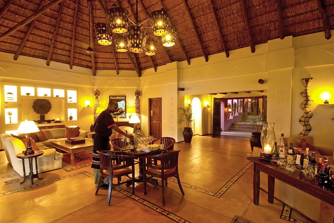 Living Room in Sanctuary Chobe Chilwero