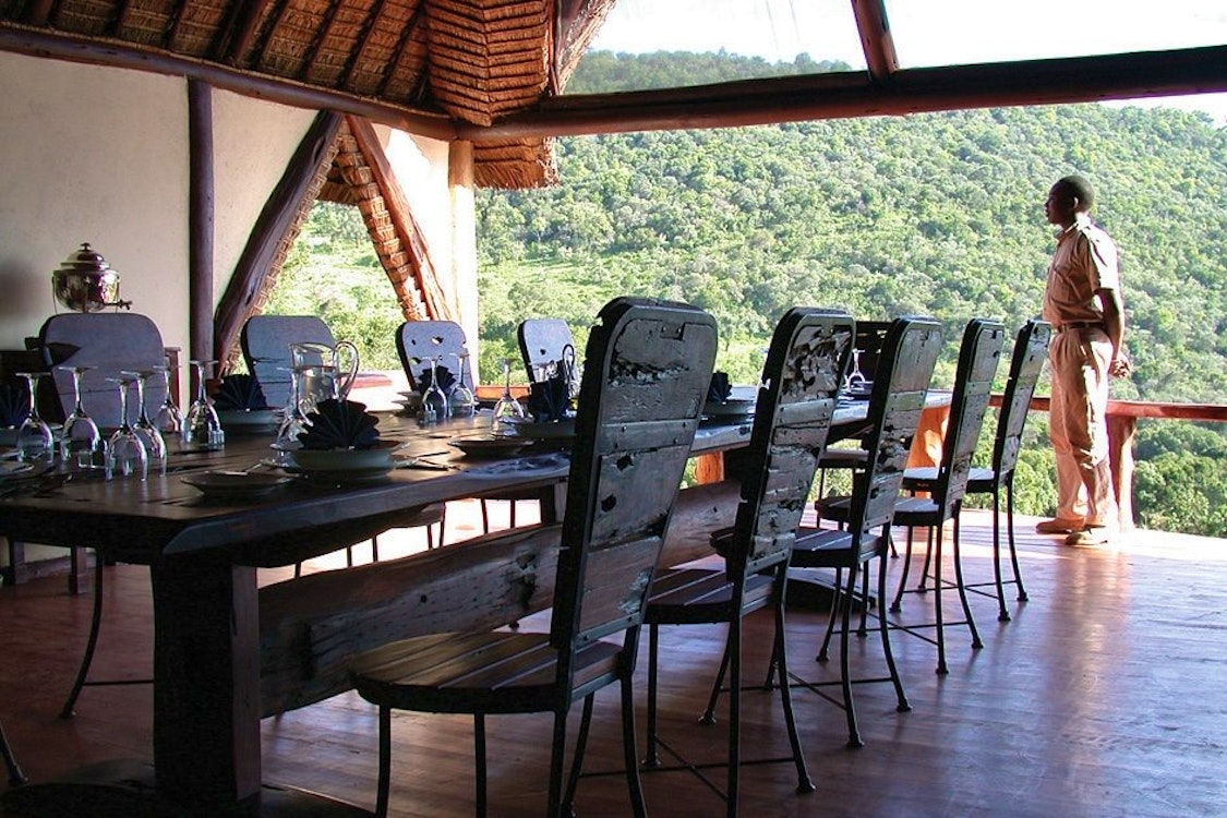 Dining Area at Saruni Mara Lodge