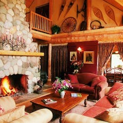 Living Room at Siwash Lake Ranch
