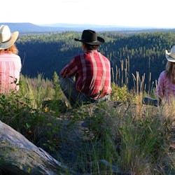 View at Siwash Lake Ranch