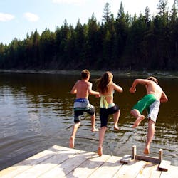 Lake at Siwash Lake Ranch