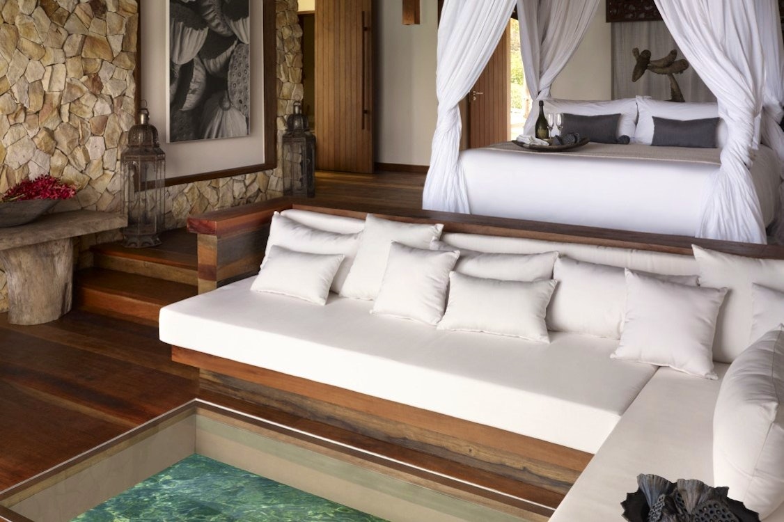 Villa interior at Song Saa Private Island, Cambodia