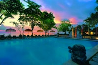 Pool area at The Oberoi Bali