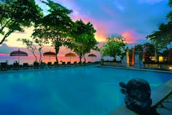 Pool area at The Oberoi Bali