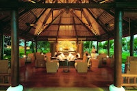 Lounge area at The Oberoi Lombok
