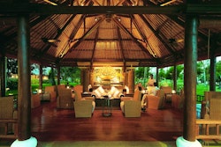 Lounge area at The Oberoi Lombok