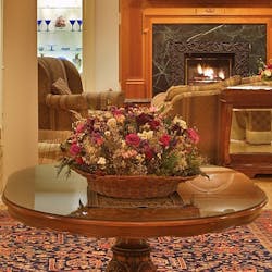 Lounge area at the Wentworth