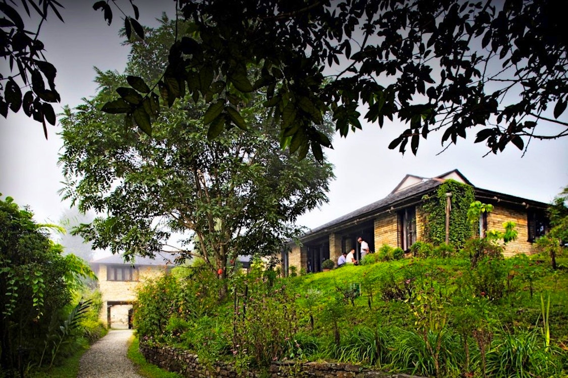 Exterior view of Tiger Mountain Lodge, Nepal