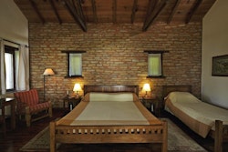 Bedroom at Tiger Mountain Lodge, Nepal