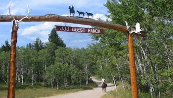 Entrance to Triple J Wilderness Ranch