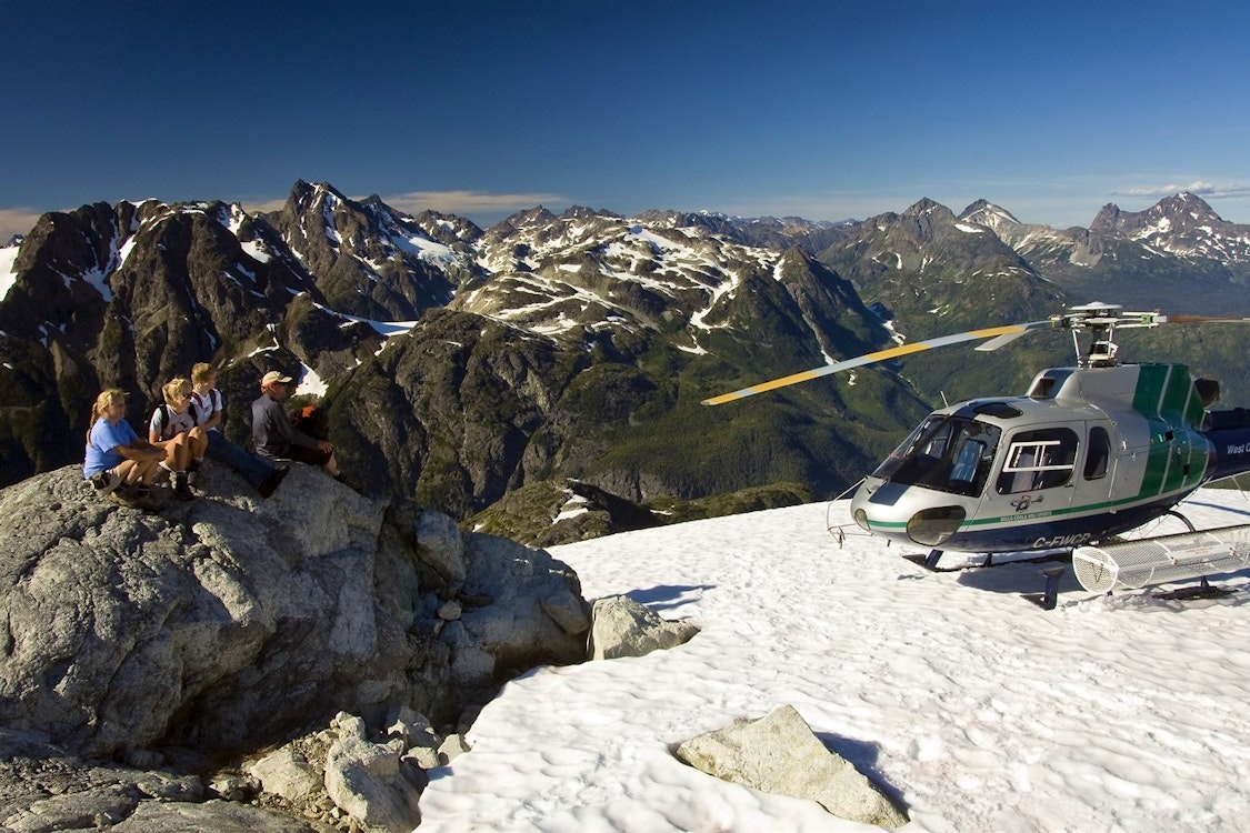 Heli-Hiking Group - Photo by Mike Wigle