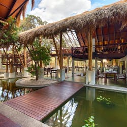 Open air restaurant