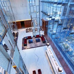 Overhead shot of the Vivanta by Taj Gurgaon