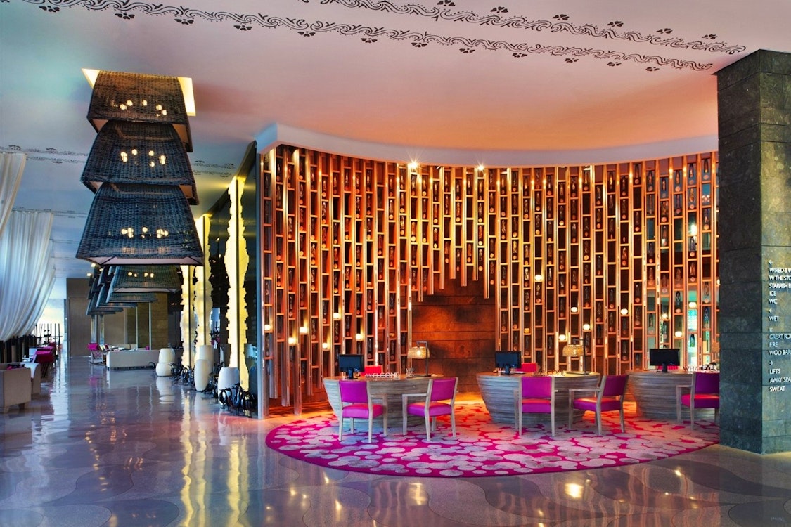 Arrival lobby at W Bali Seminyak