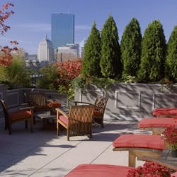 Rooftop Terrace at XV Beacon, Boston