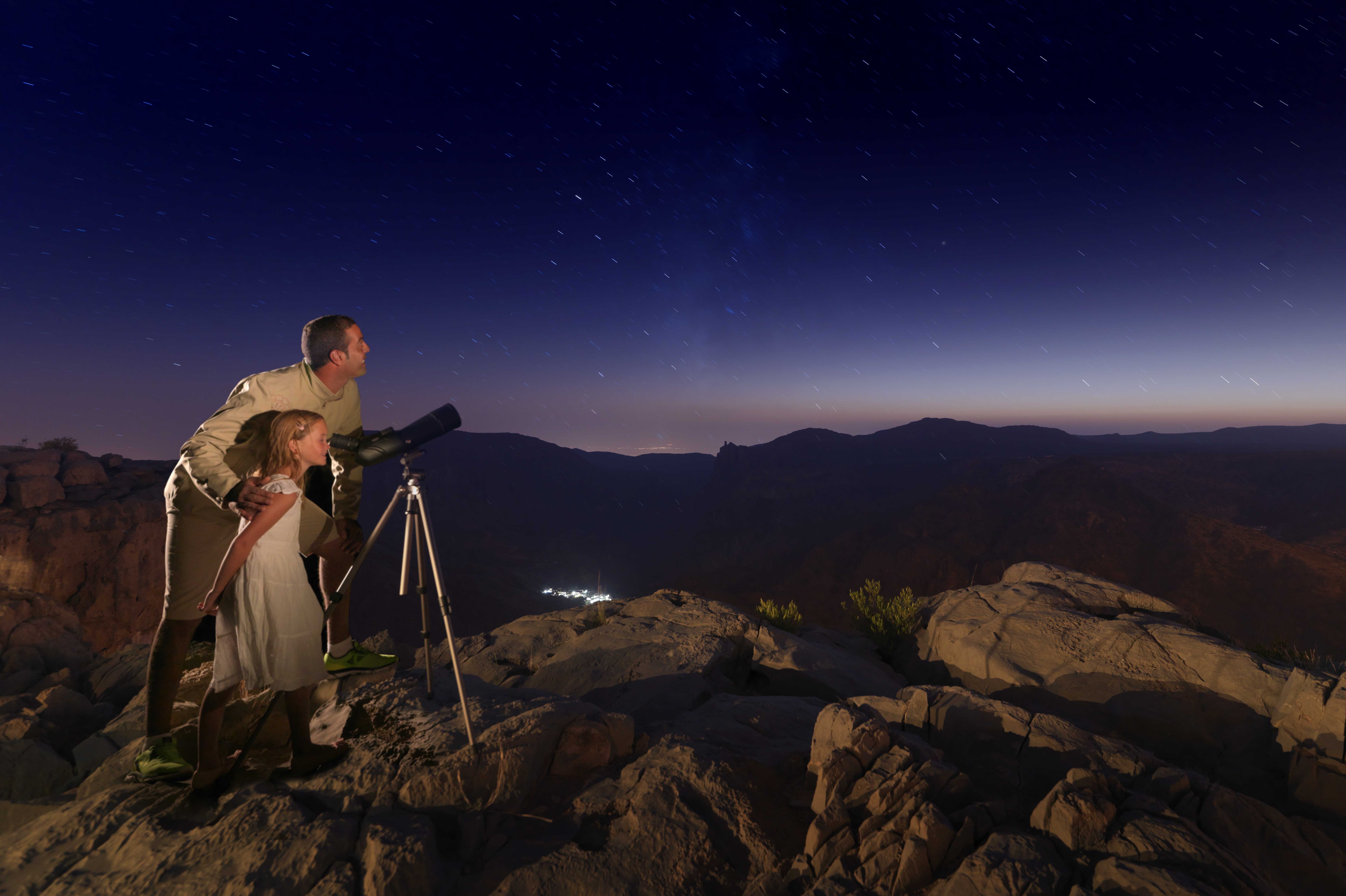 Stargazing at Alila Jabal Akhdar, Oman