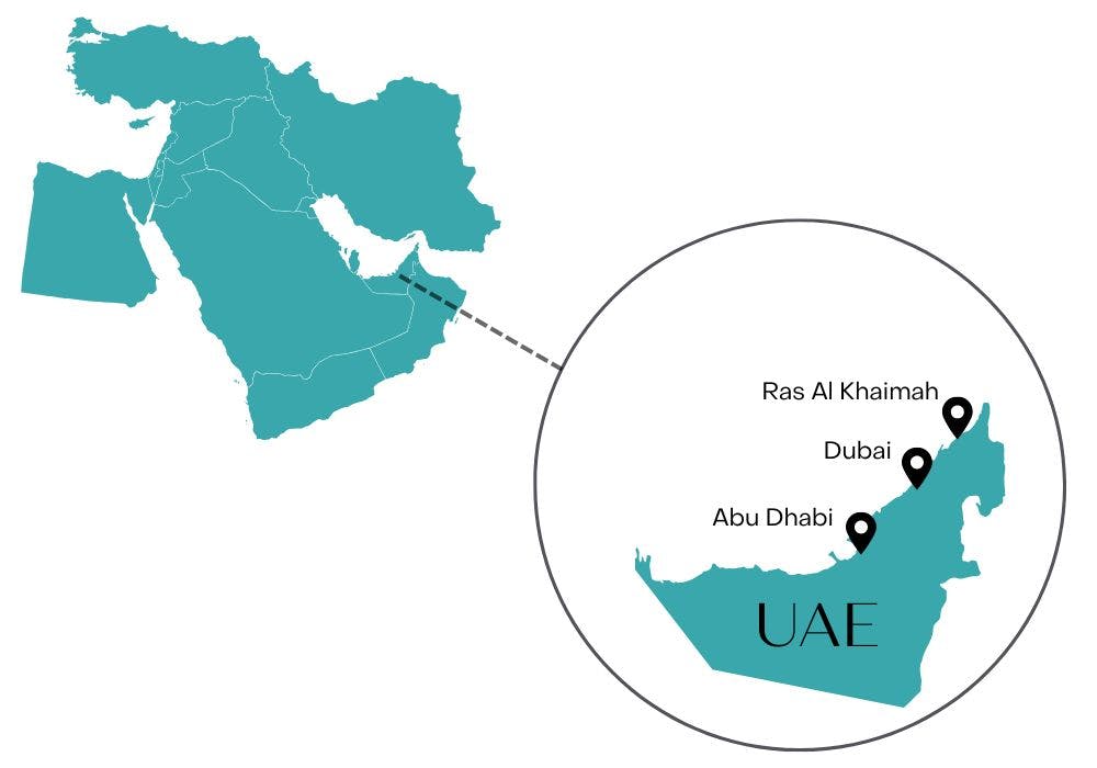 Ras Al Khaimah map