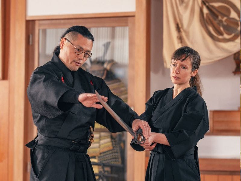Samurai sword experience
