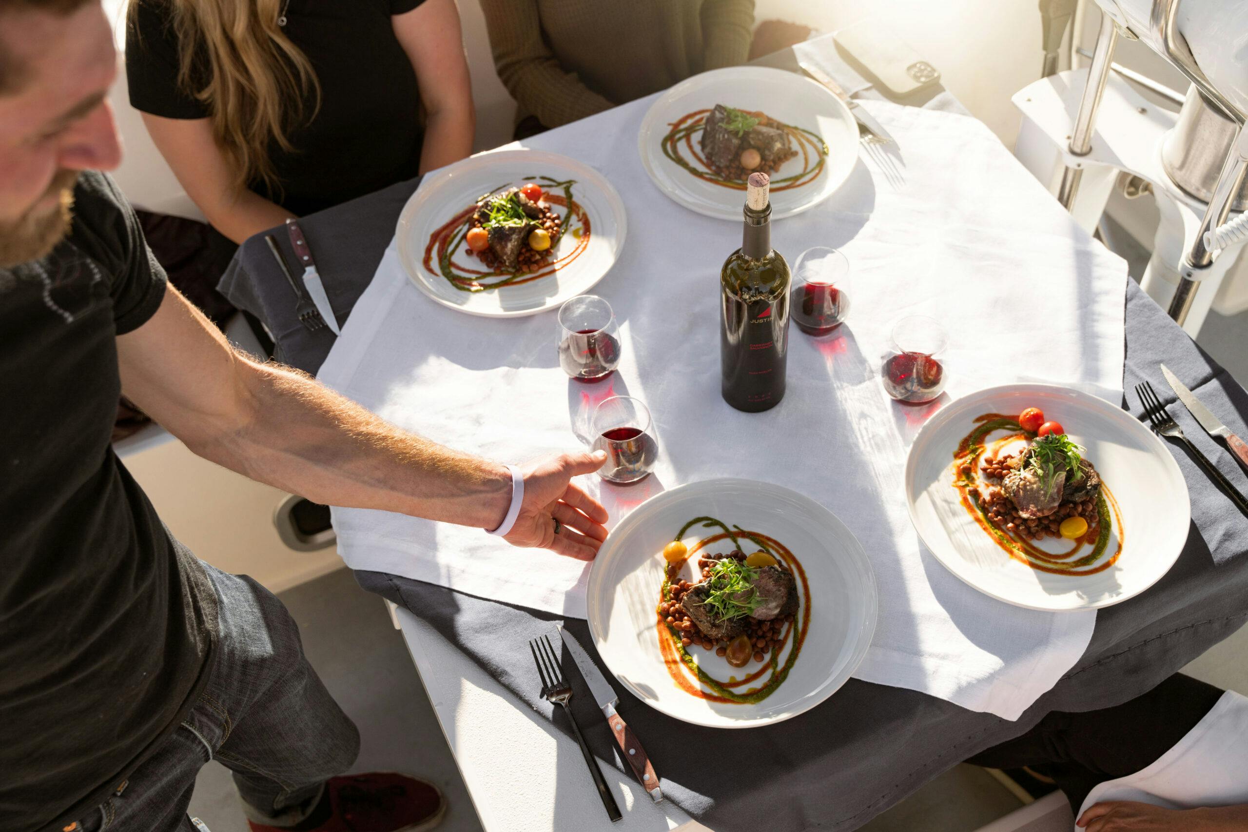 Gourmet Chef on Private Yacht Charter | Dining at sea