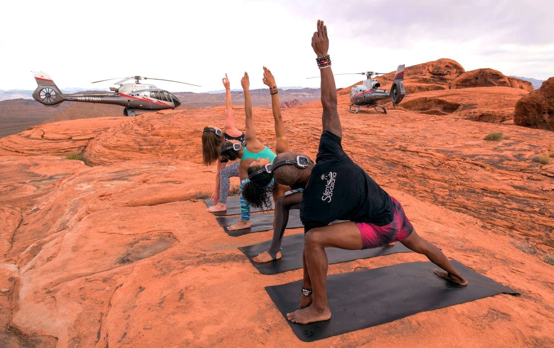 HeliYoga in Nevada, Las Vegas