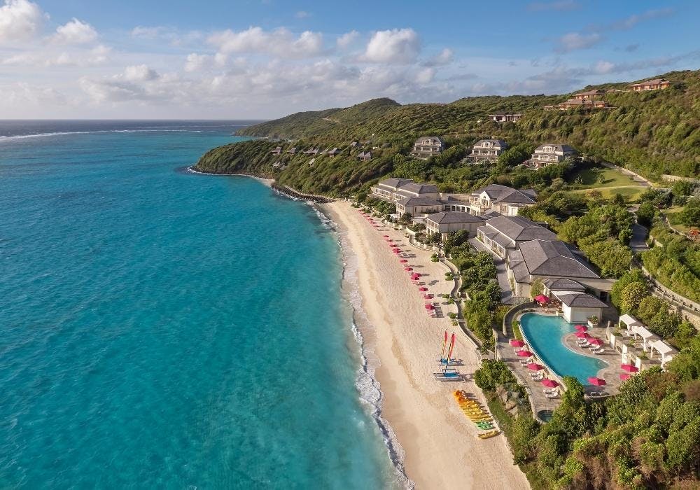 Mandarin Oriental Canouan Aerial
