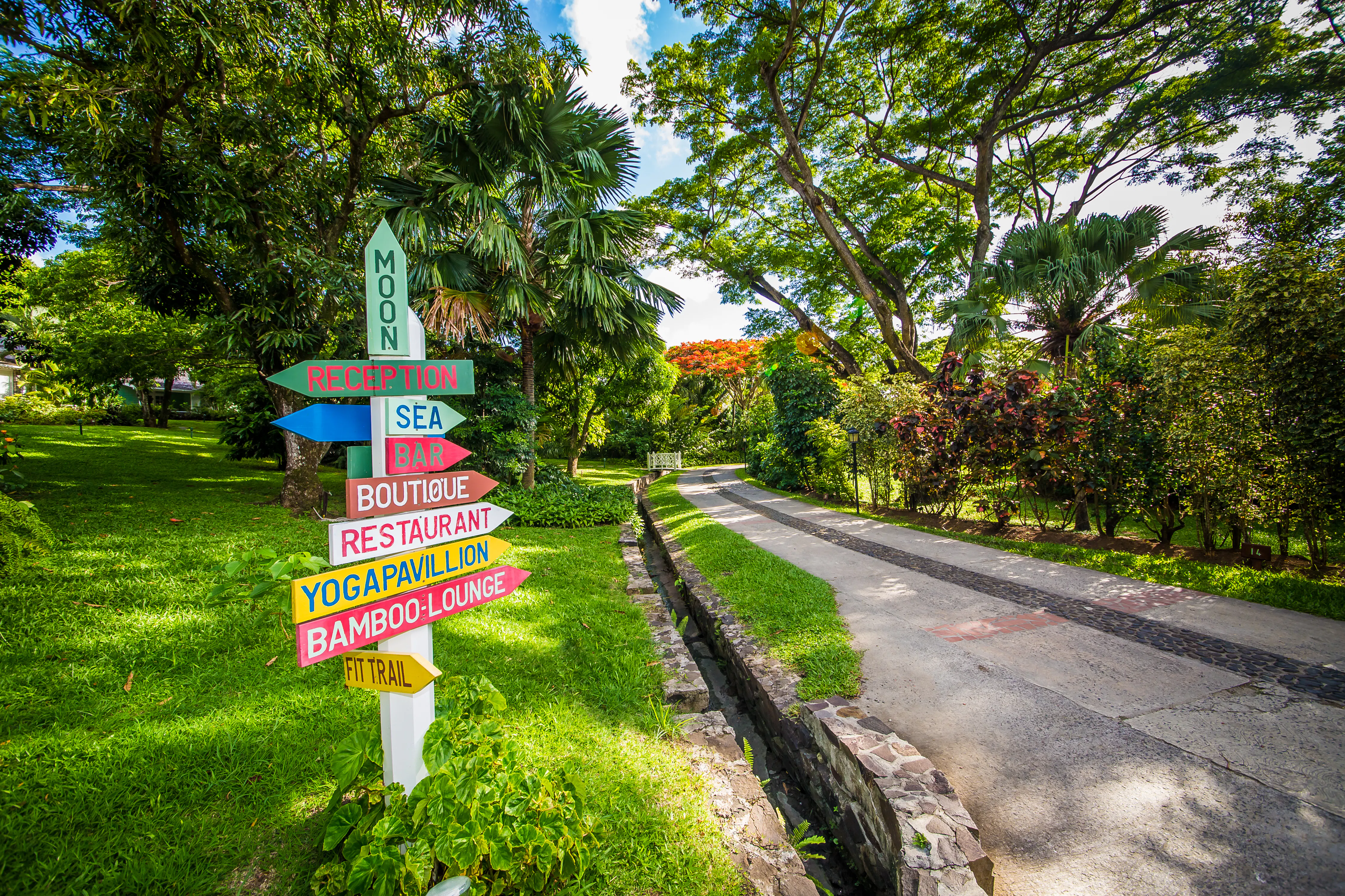 East Winds gardens, St Lucia