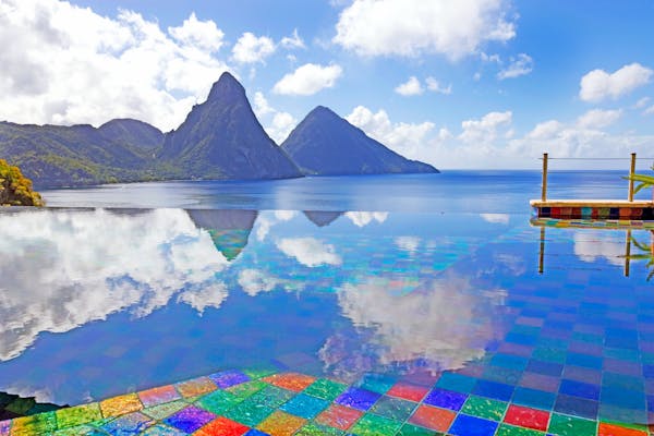 Infinity Pool at Jade Mountain St Lucia