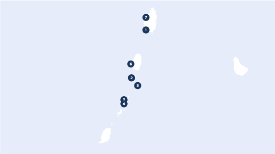 The Moorings Route Map