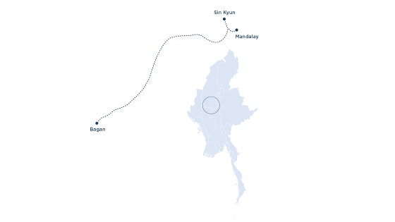 Sanctuary River Cruise Burma Map