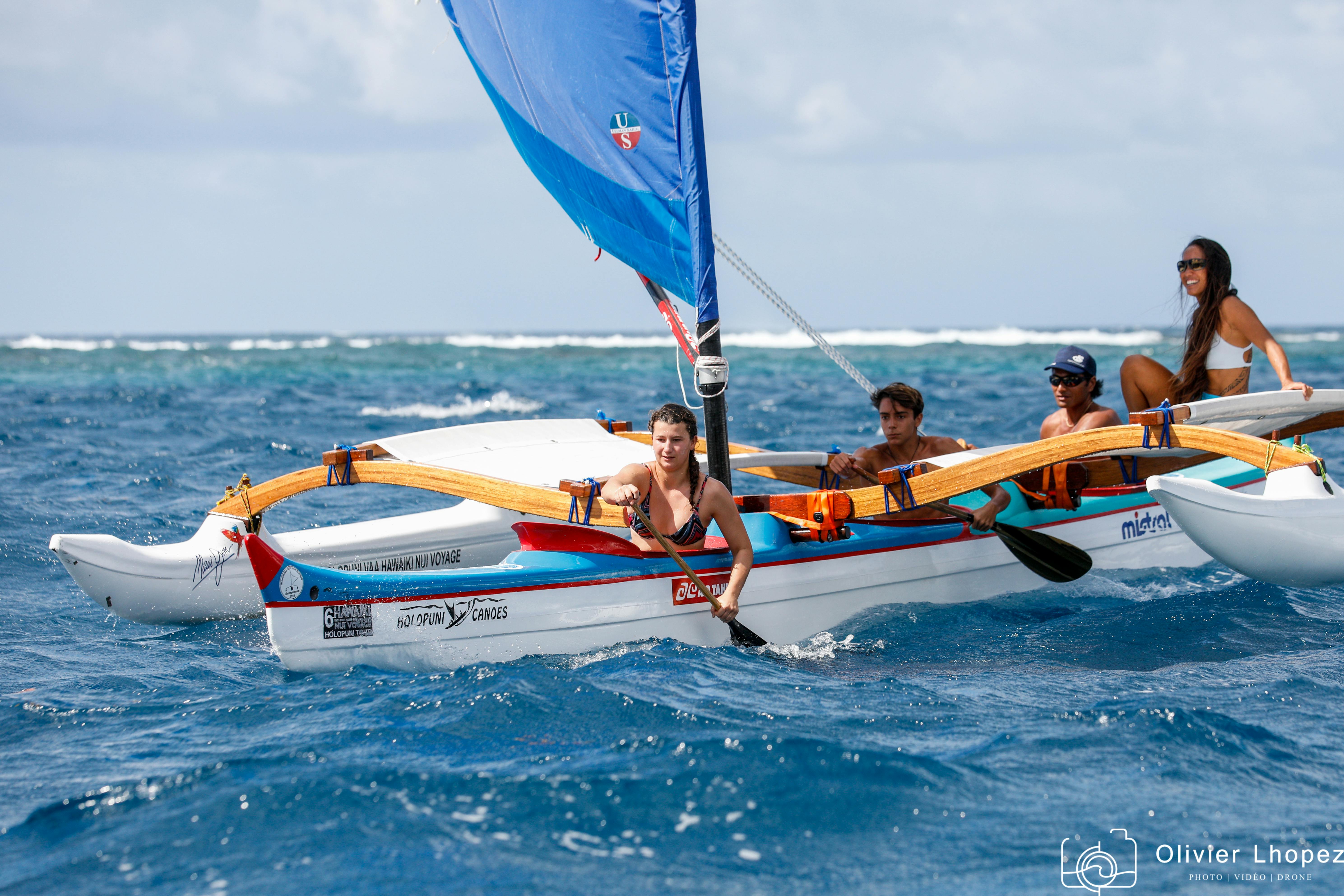 Private Sailing Outrigger Canoe - Tahiti