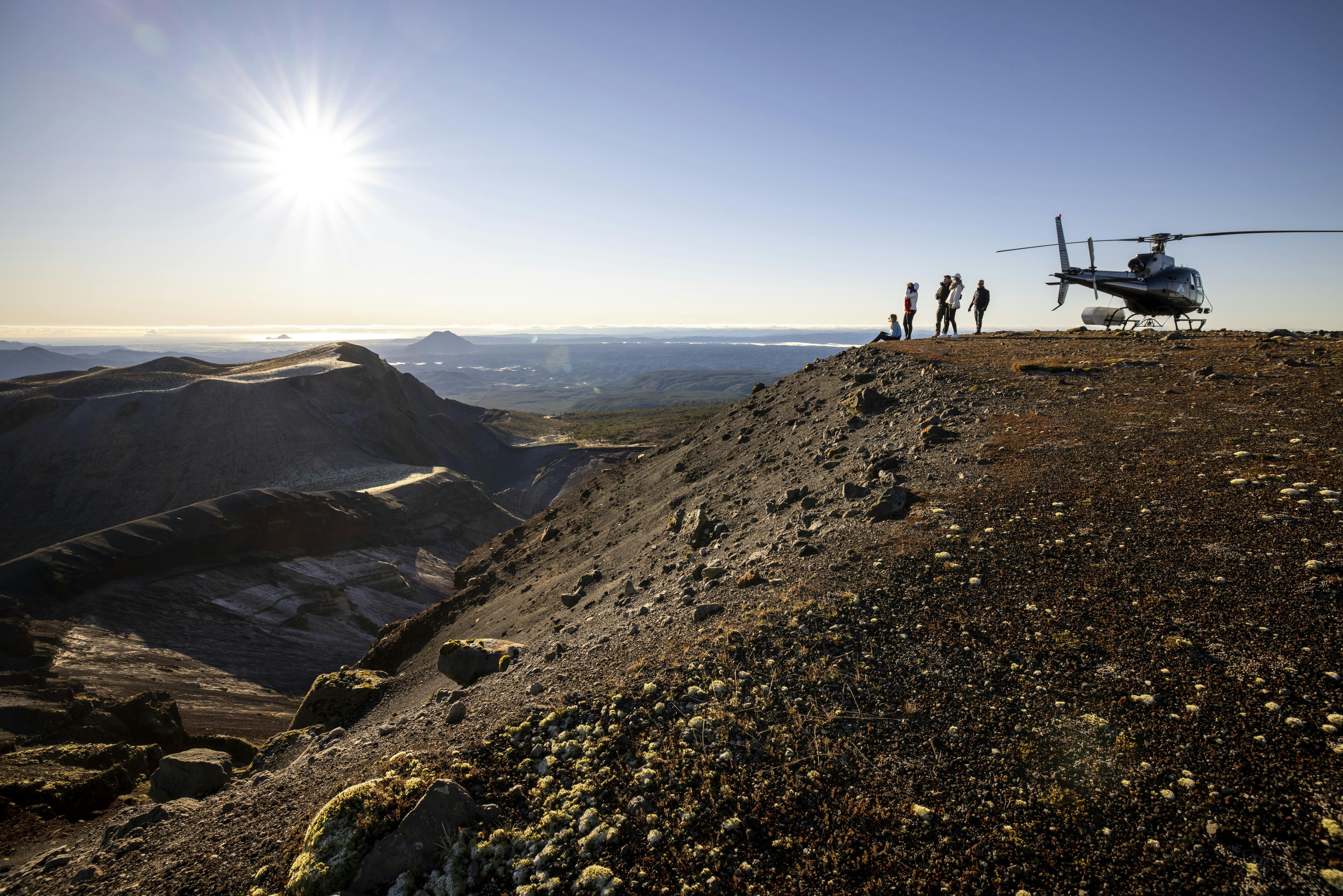 Mt Tarawera Volcanic Adventure - Helicopter