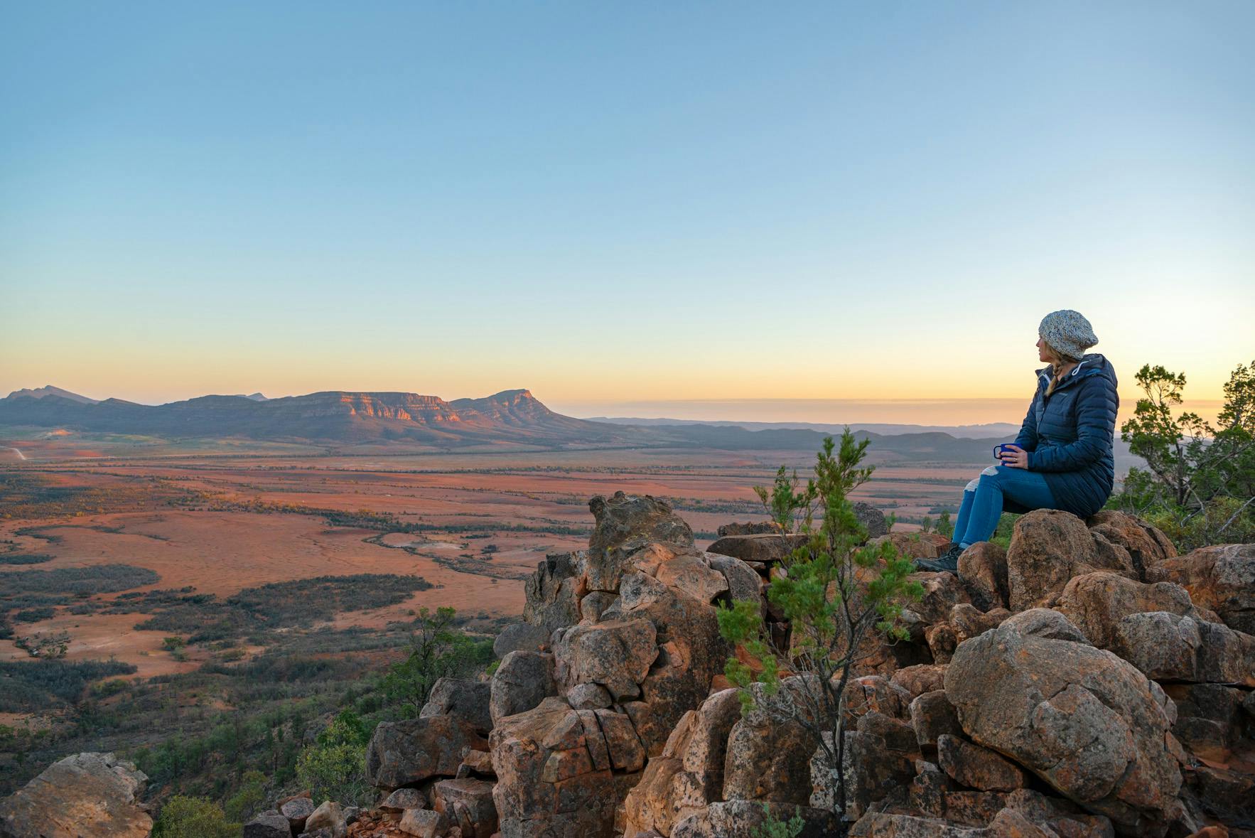 Heli Camping in the Flinders Ranges