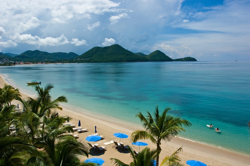 The Landings Resort and Spa, St Lucia, Beach View