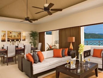 preferred club montego orchid secrets wild bay presidential suite oceanfront jacuzzi kitchenette lounge prime coming ft above cut